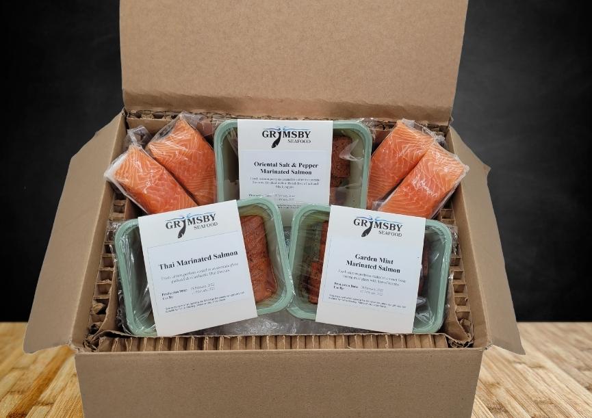 Marinated Salmon Selection Box